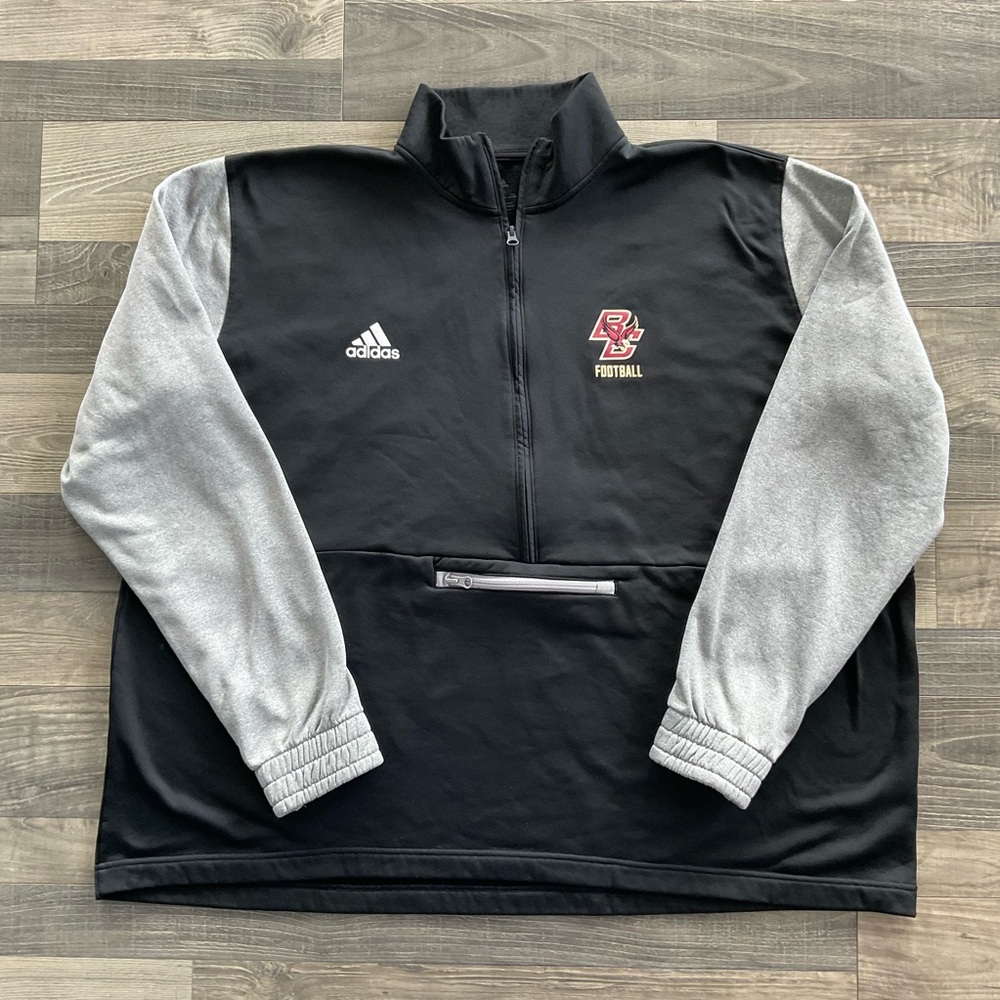 Boston College BC Football Eagles Adidas Sideline AEROREADY Half-Zip Men’s 3XL